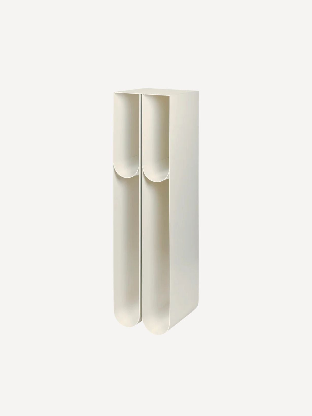 Curved pedestal in metal, Curved