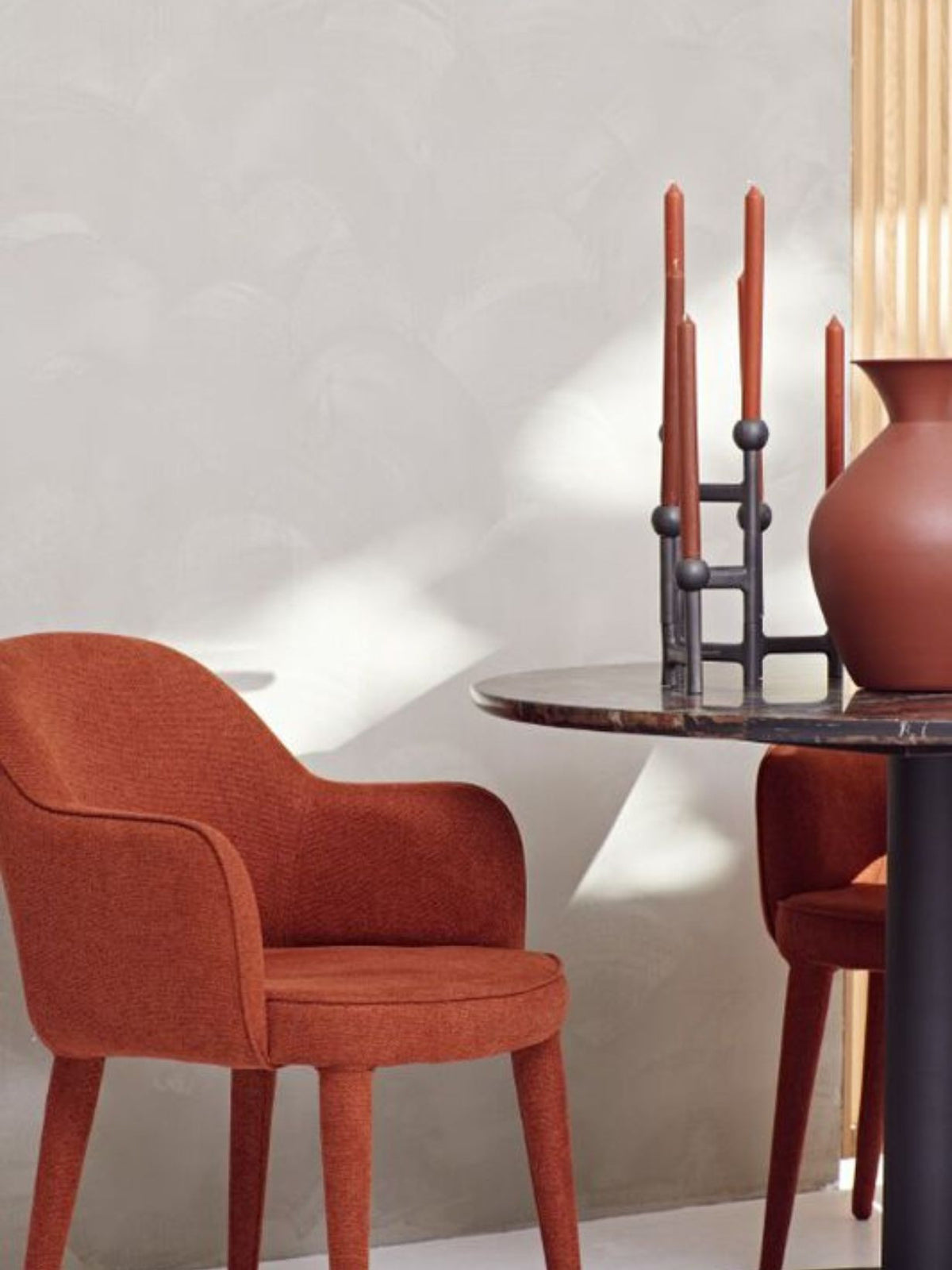 Bougeoir rond pliable graphite