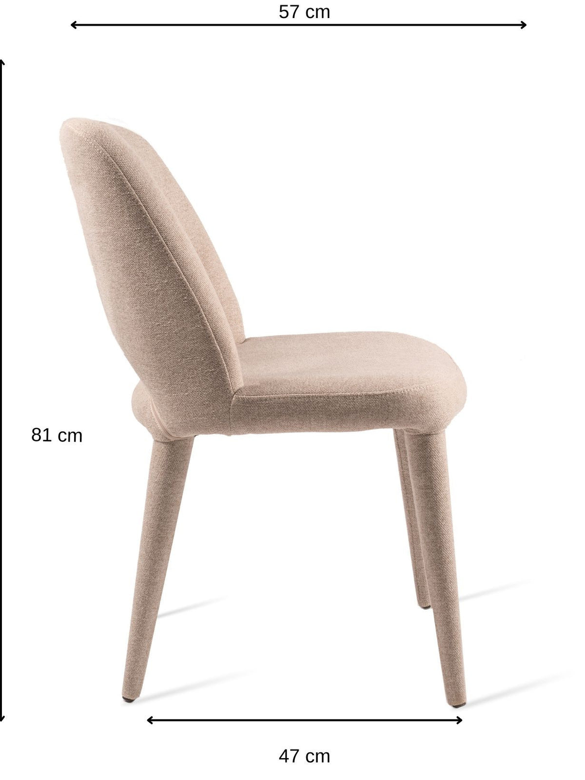 Chaise de table en tissu, Holy