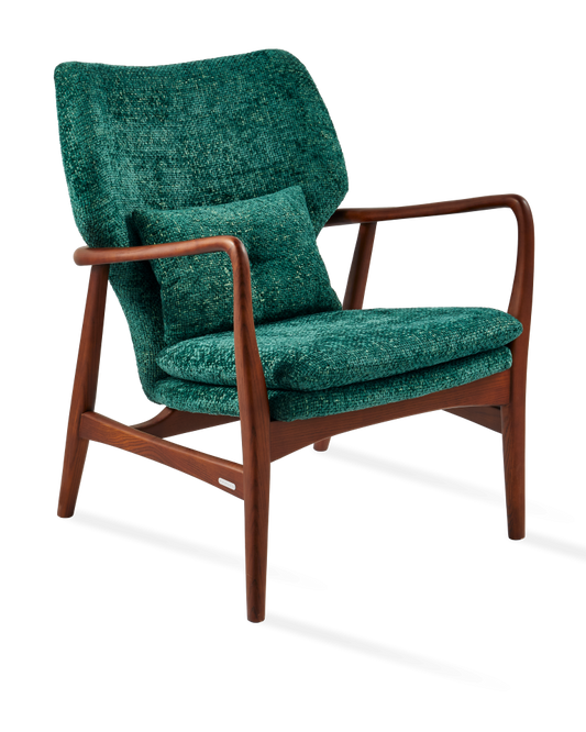 Fauteuil Peggy Greenish Vert Foncé