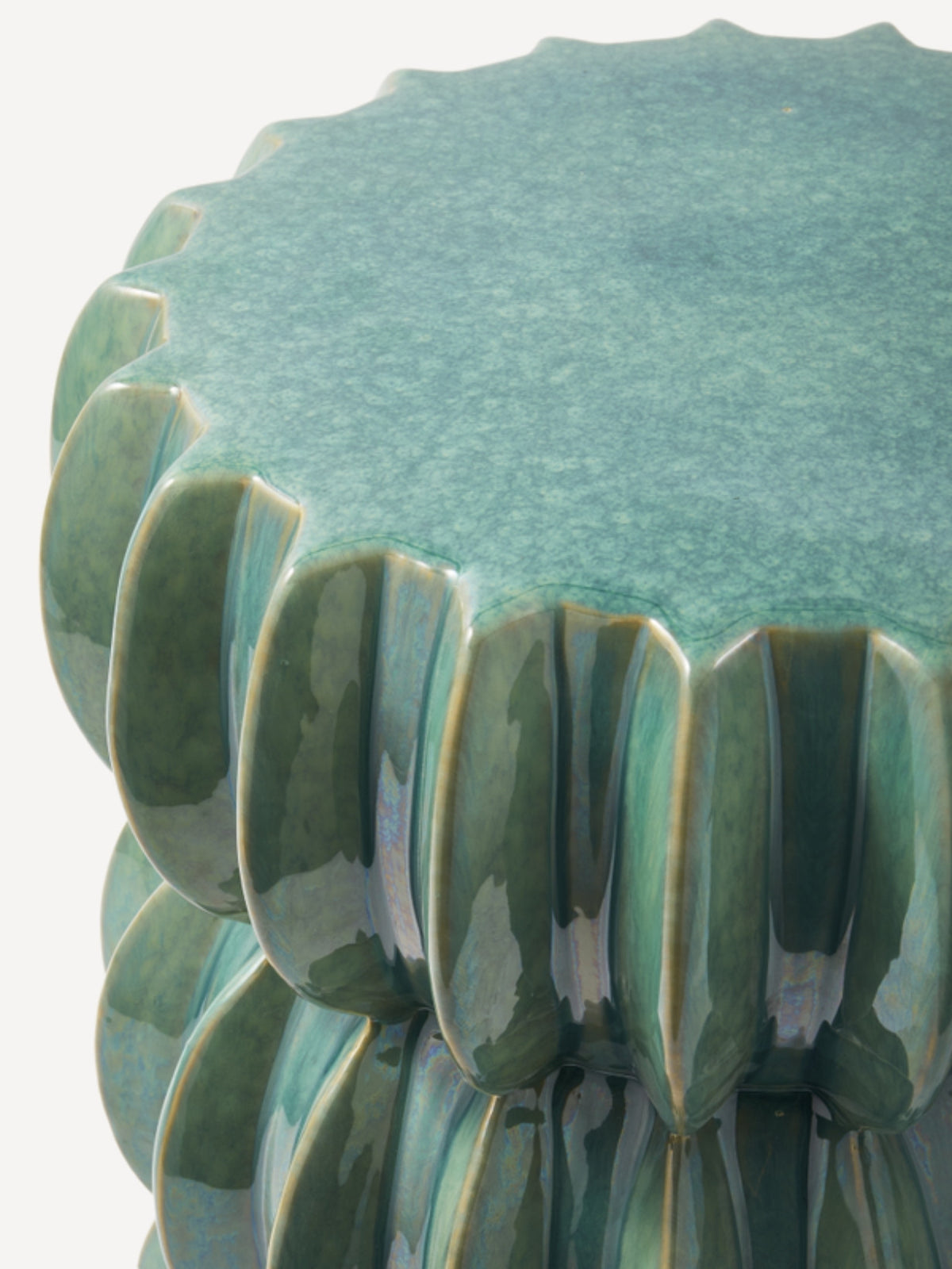 Table d'appoint en céramique, Citrouille