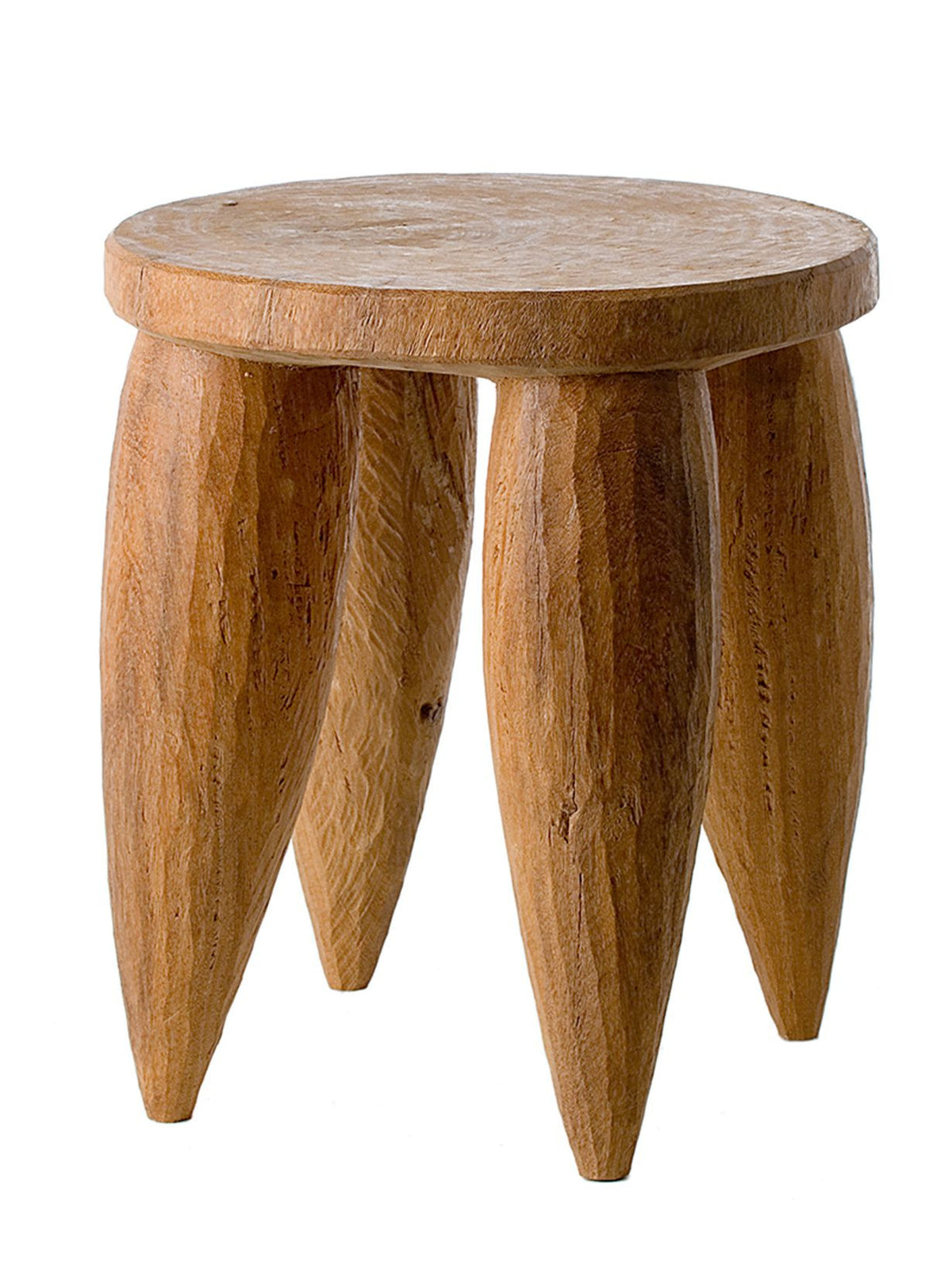 Tabouret en bois naturel, Senofo