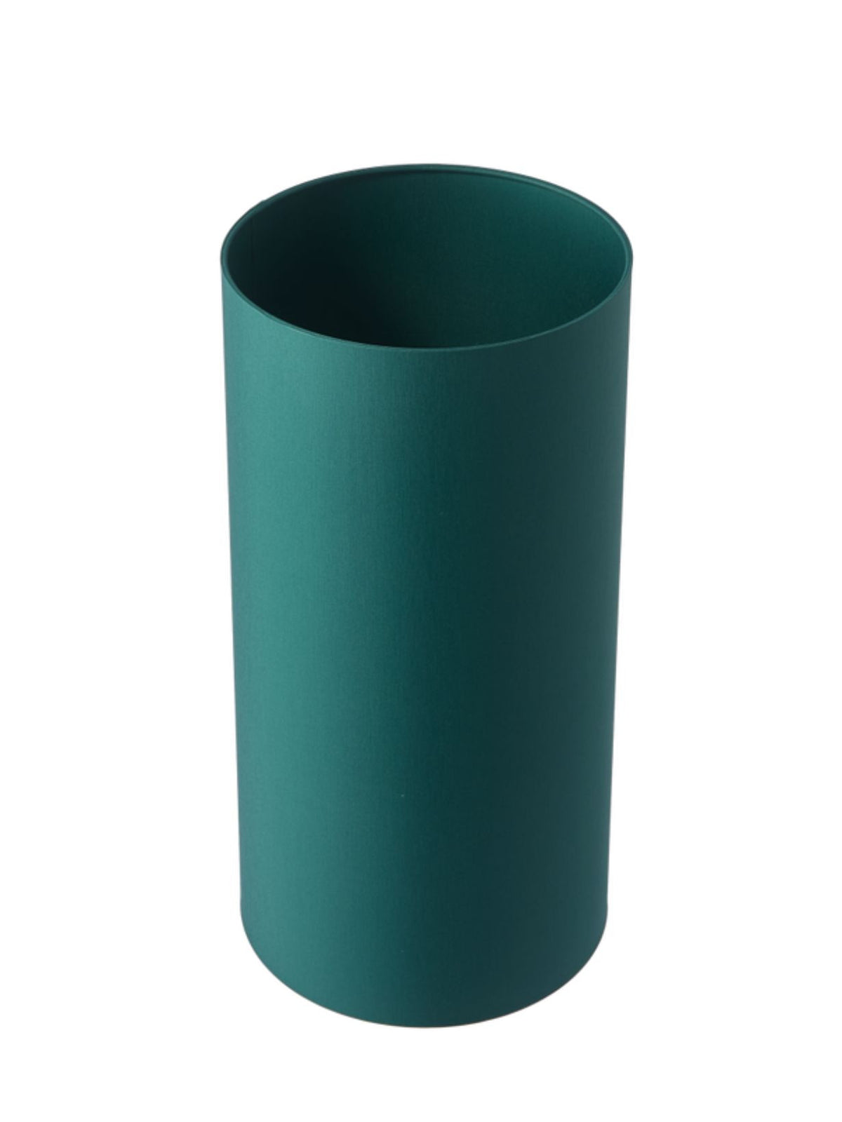 Grande lampe avec pied rose et abat-jour vert, Twister Ø35cm