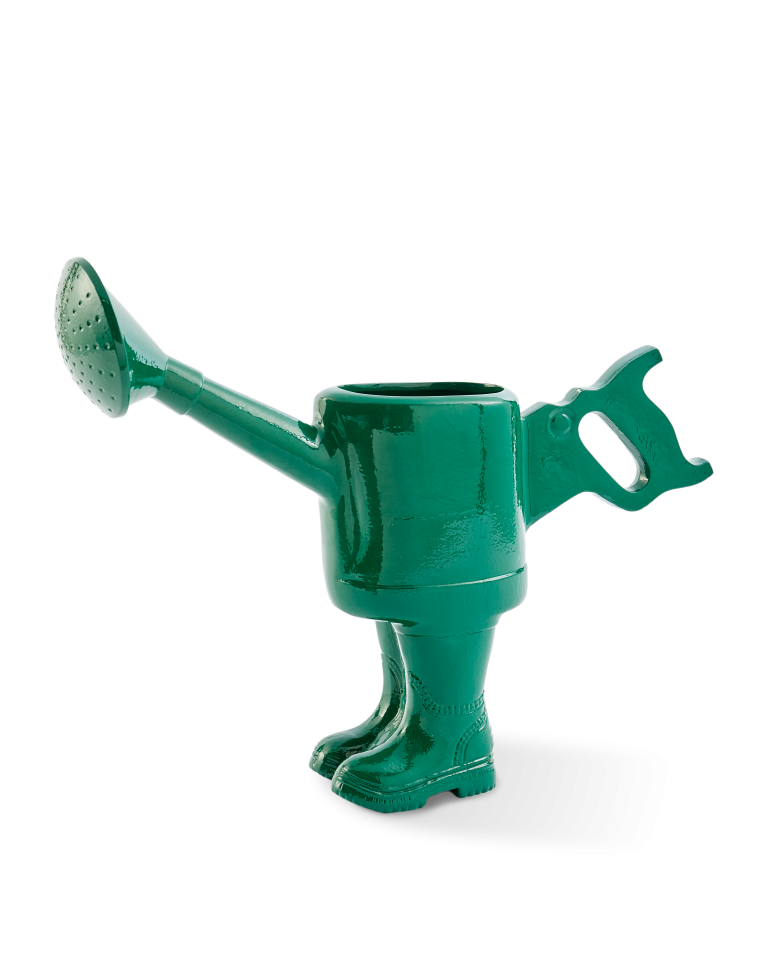 Vase arrosoir en aluminium recyclé, Walking Watering Object