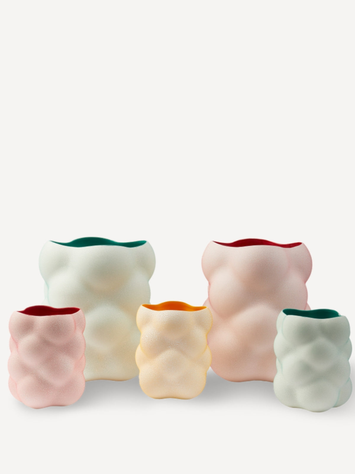 Vase en faïence, Raisin - S