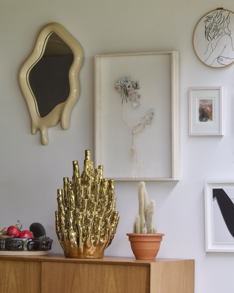 Vase en porcelaine, Coral 50 tulipes