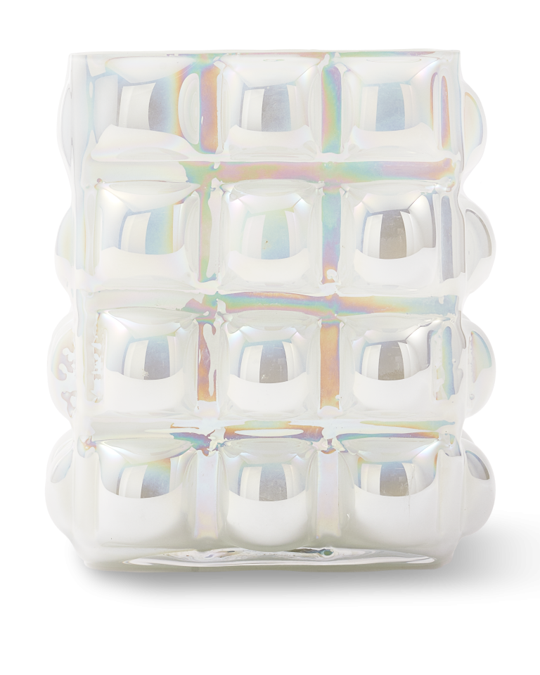 Vase en verre, Bubble L