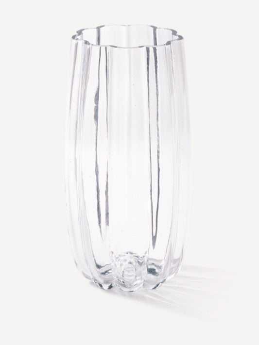 Vase en verre, Melon - M