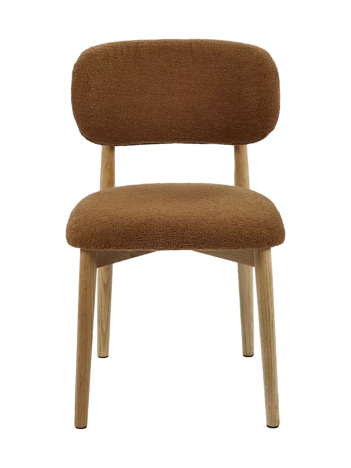Chaise en chêne et tissu bouclé, Hazel