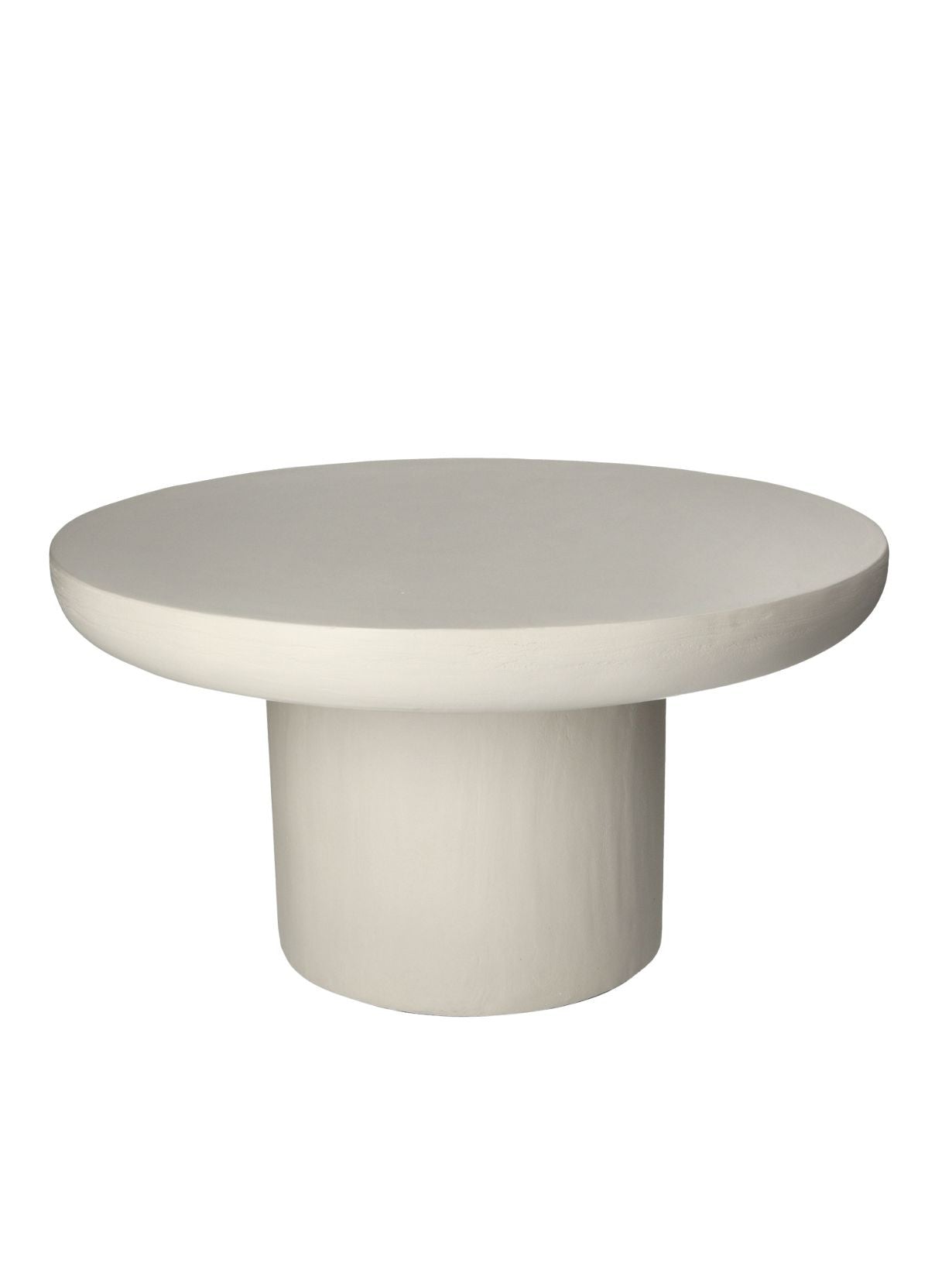 Table basse enduit à la chaux, Piastro H32 x Ø60cm