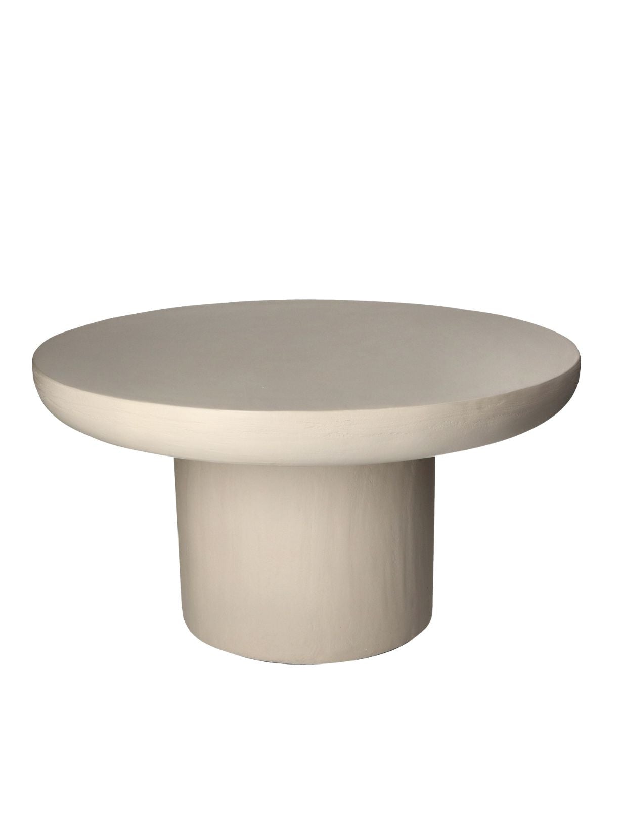 Table basse enduit à la chaux, Piastro H32 x Ø60cm