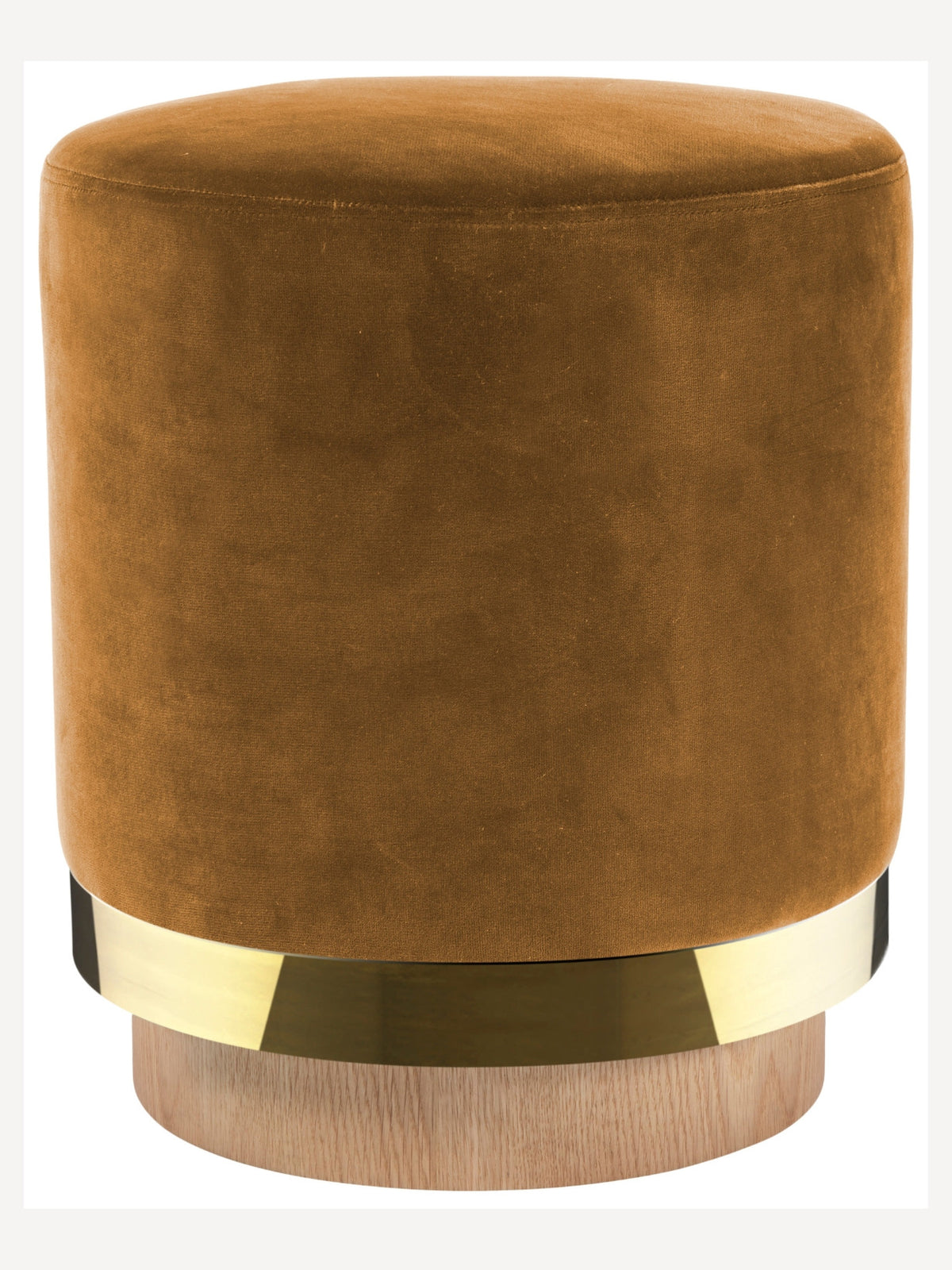 Pouf en velours ou en tissu, Stool