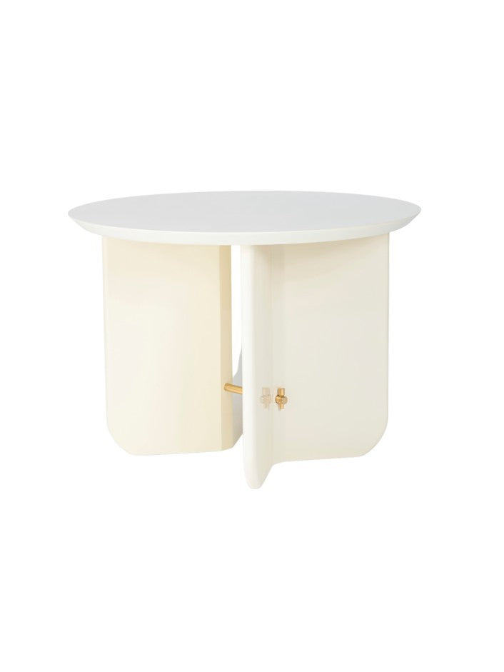 Table basse ronde laquée, marbre ou palissandre, Be Good