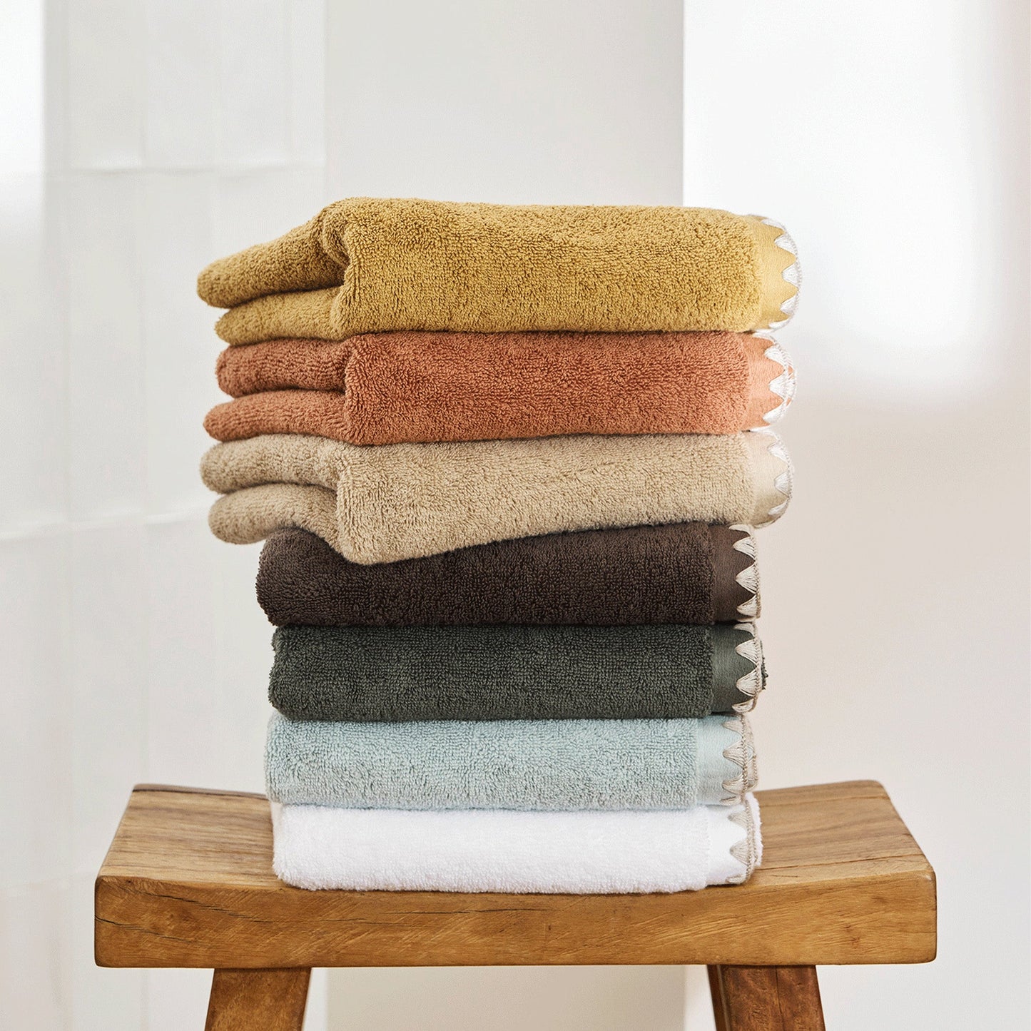 La Sortie de Bain NERYDA brun cendré et beige