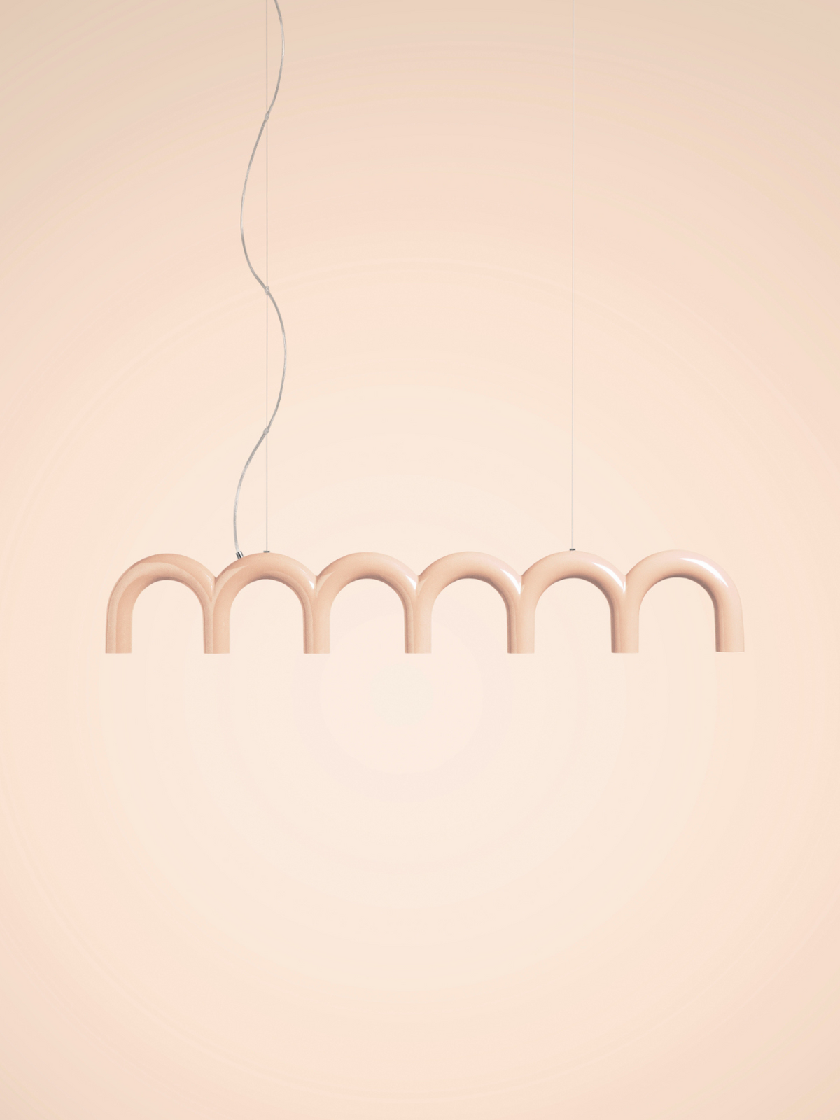 Suspension 7 piliers, Arche Straight