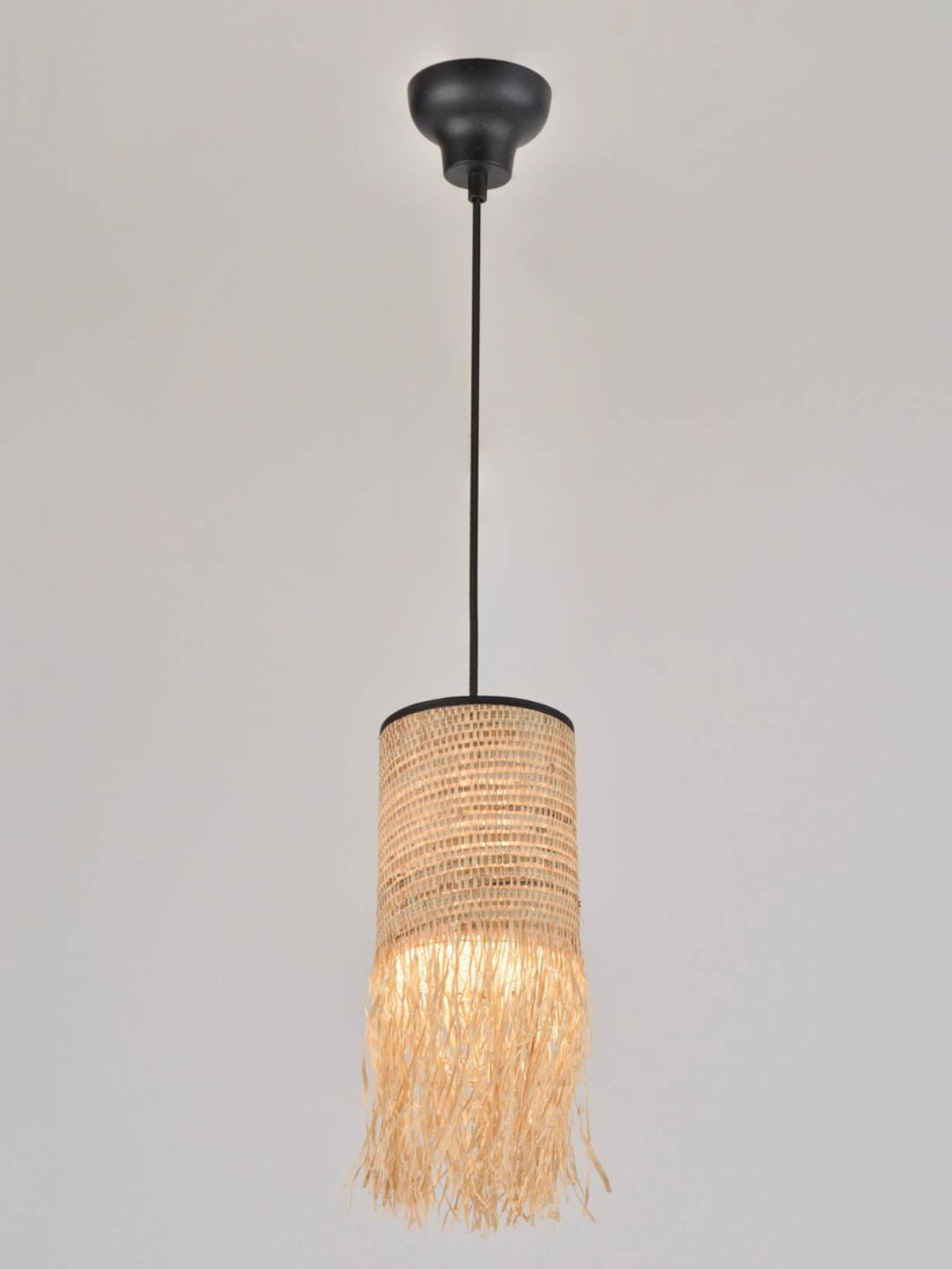 Suspension en raphia et bana, Formentera 1L - D13 / H32