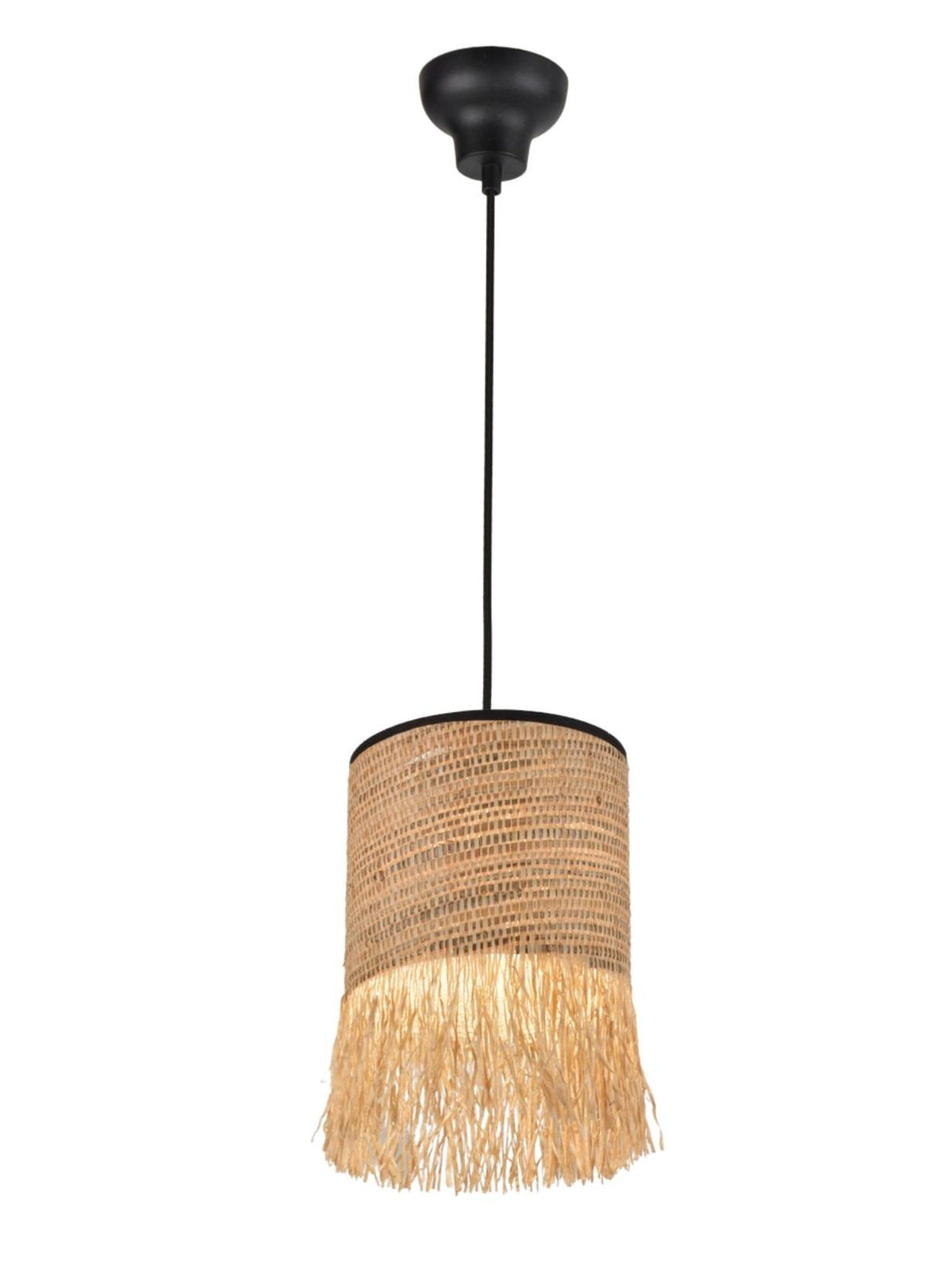 Suspension en raphia et bana, Formentera 1L - D13 / H32
