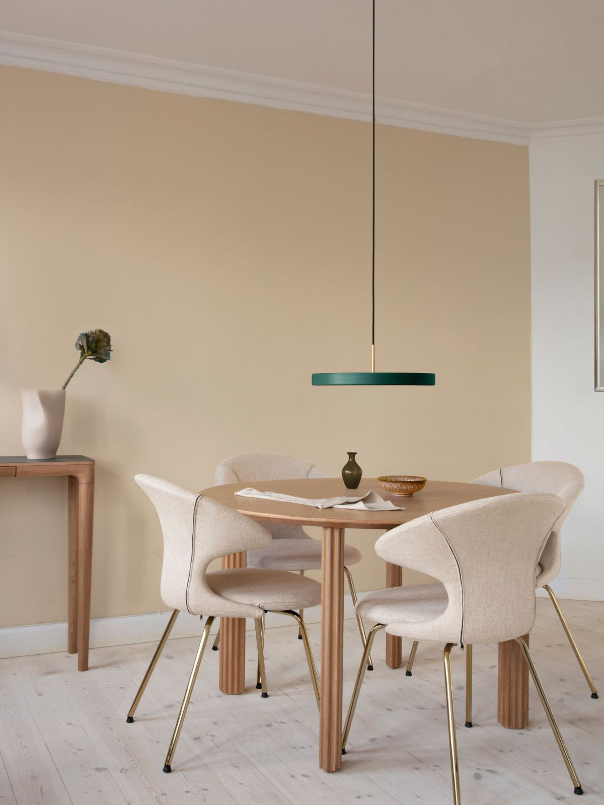 Suspension LED avec détail laiton, Asteria Medium