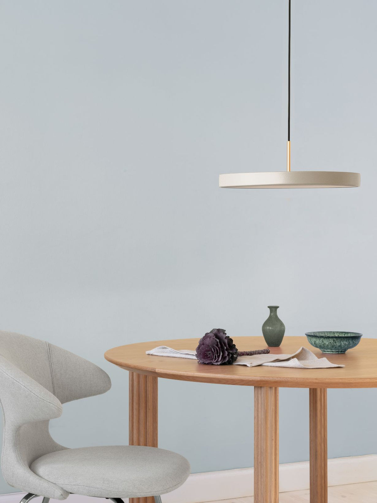 Suspension LED avec détail laiton, Asteria Medium
