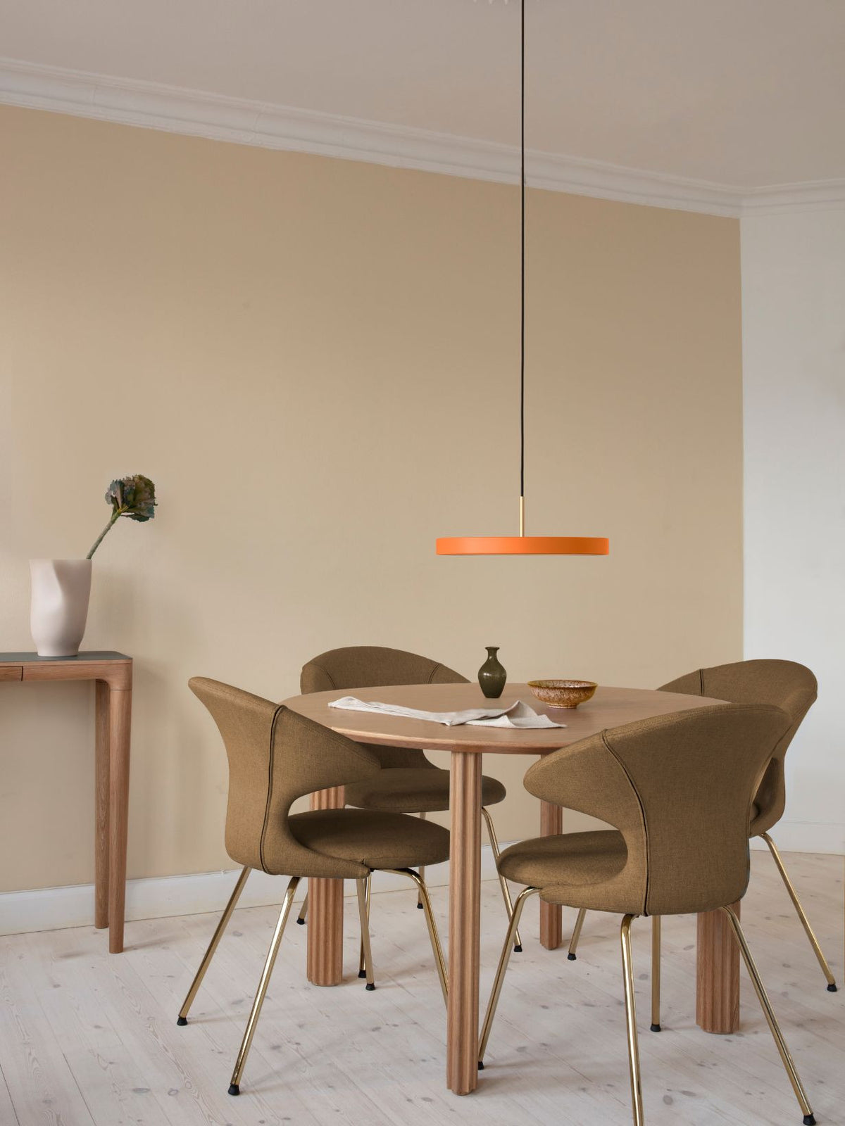 Suspension LED avec détail laiton, Asteria Medium