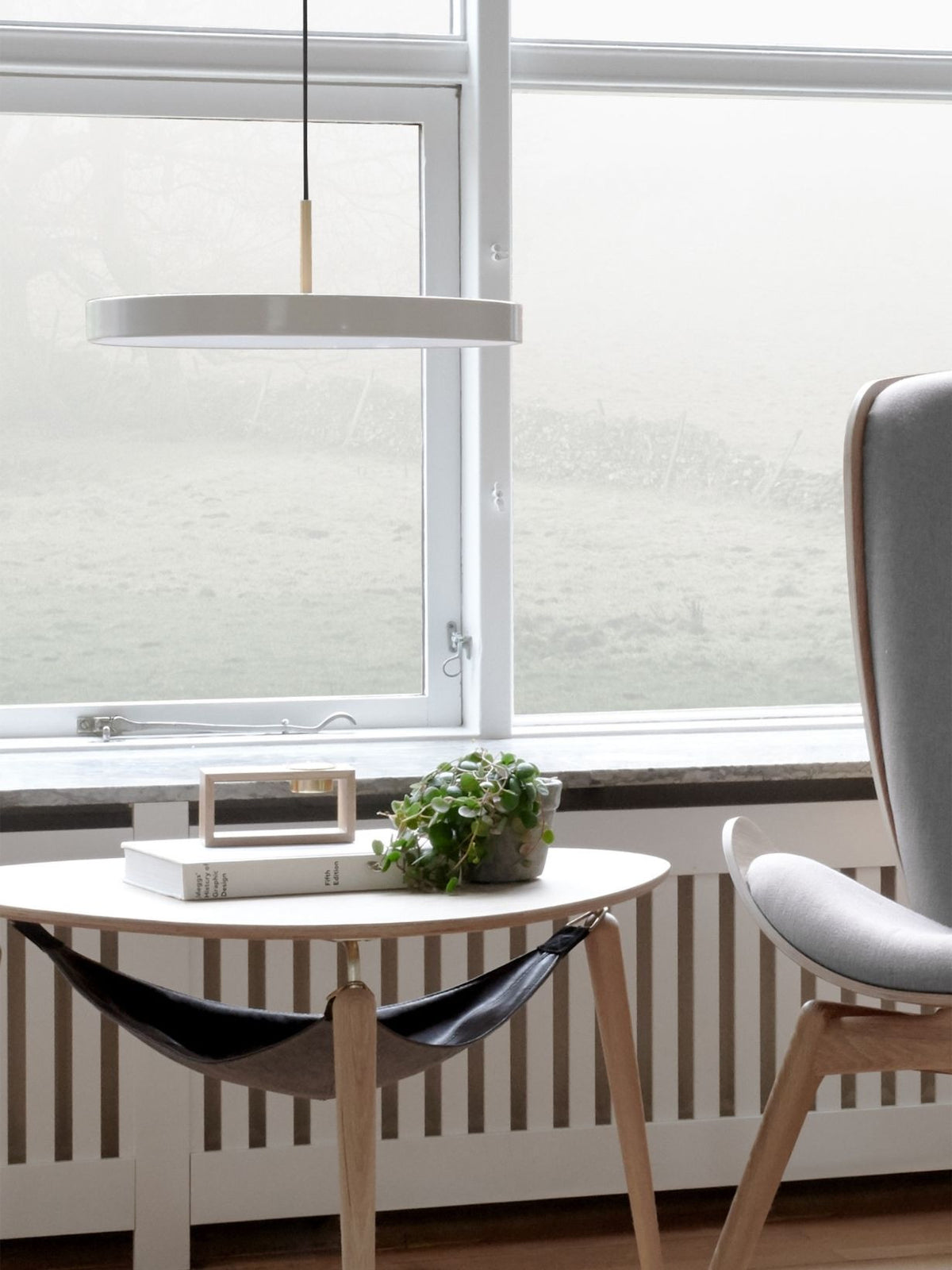 Suspension LED avec détail laiton, Asteria Medium