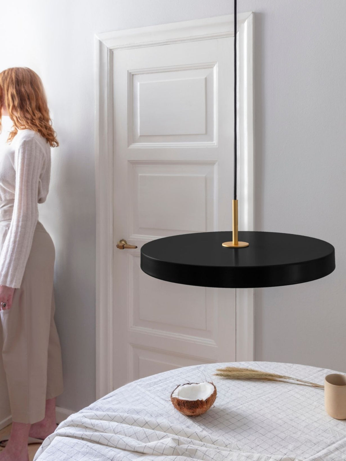 Suspension LED avec détail laiton, Asteria Medium