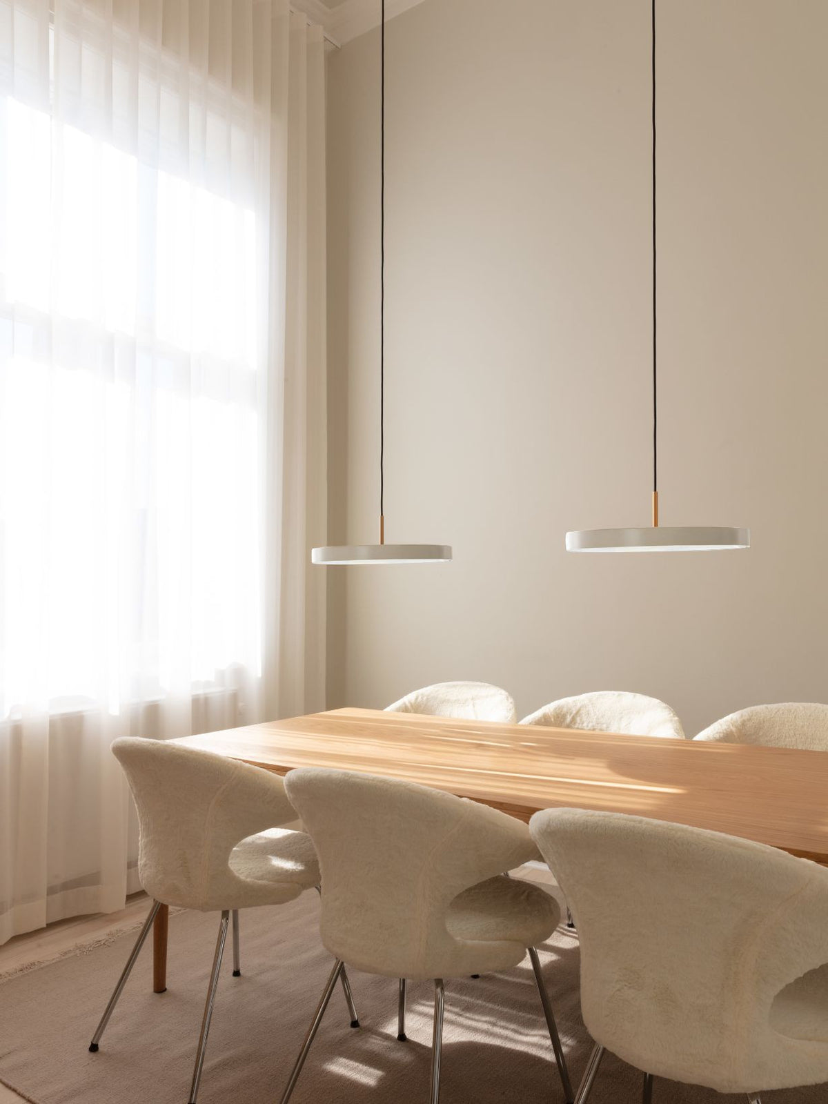 Suspension LED avec détail laiton, Asteria Medium