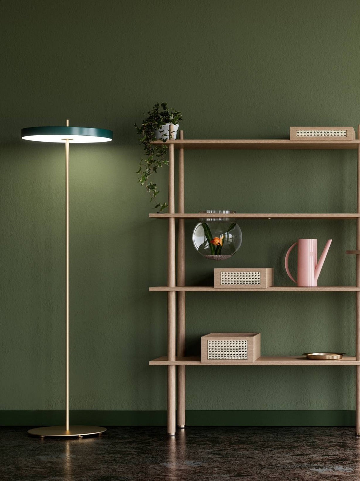 Lampadaire LED en Acier, Asteria Floor