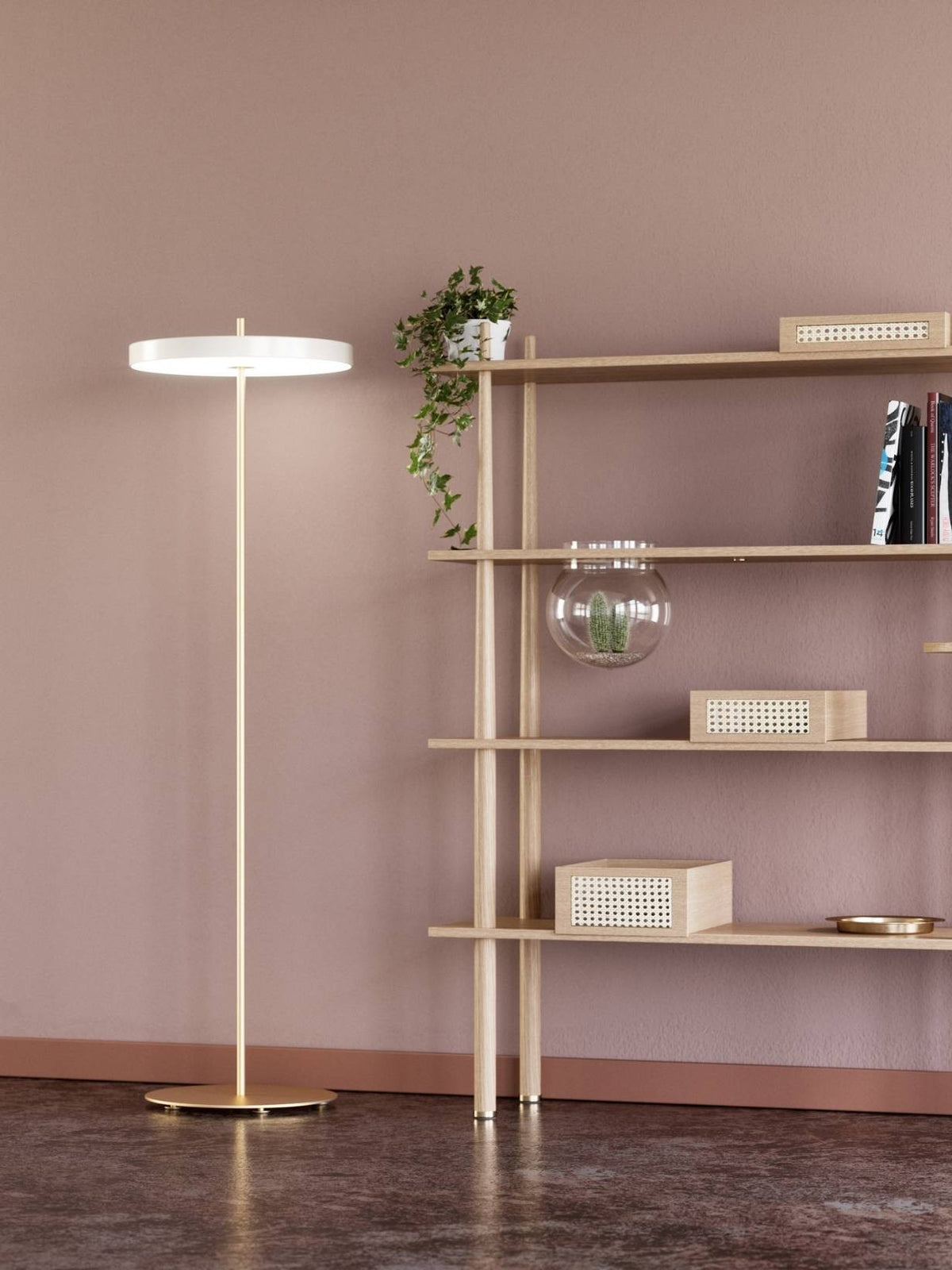 Lampadaire LED en Acier, Asteria Floor