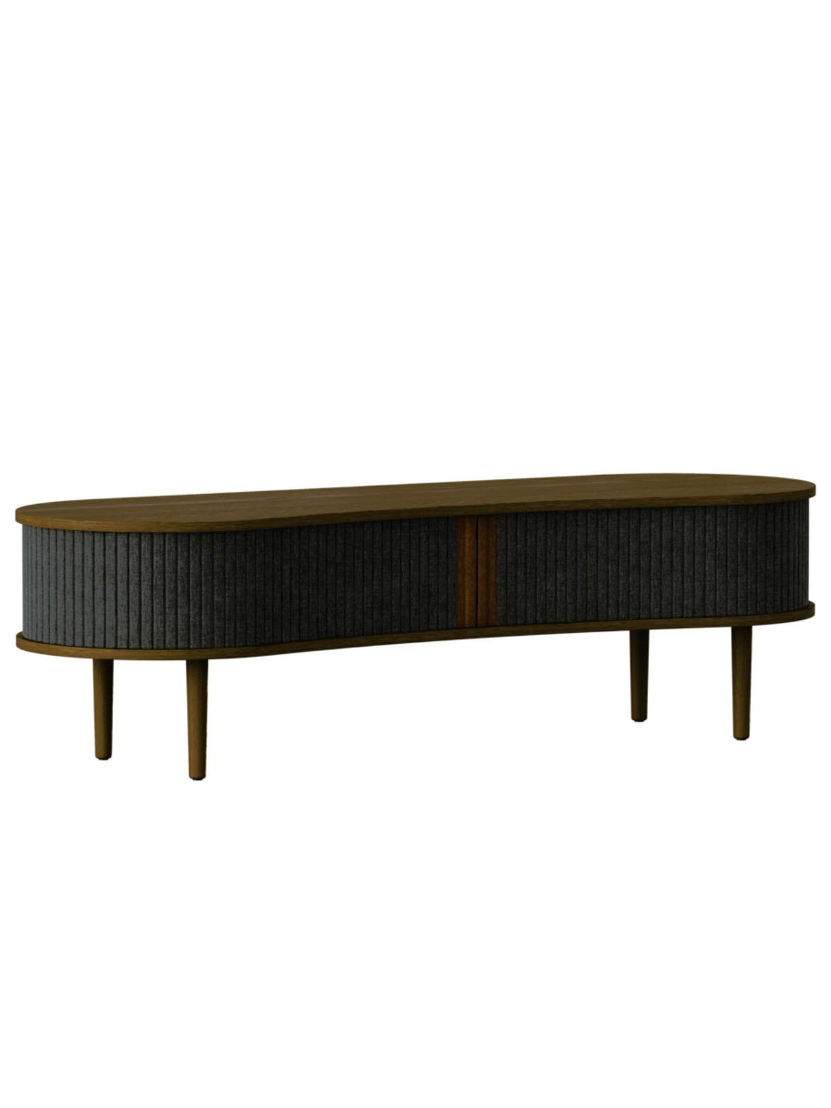 Banc TV en chêne foncé, Audacious