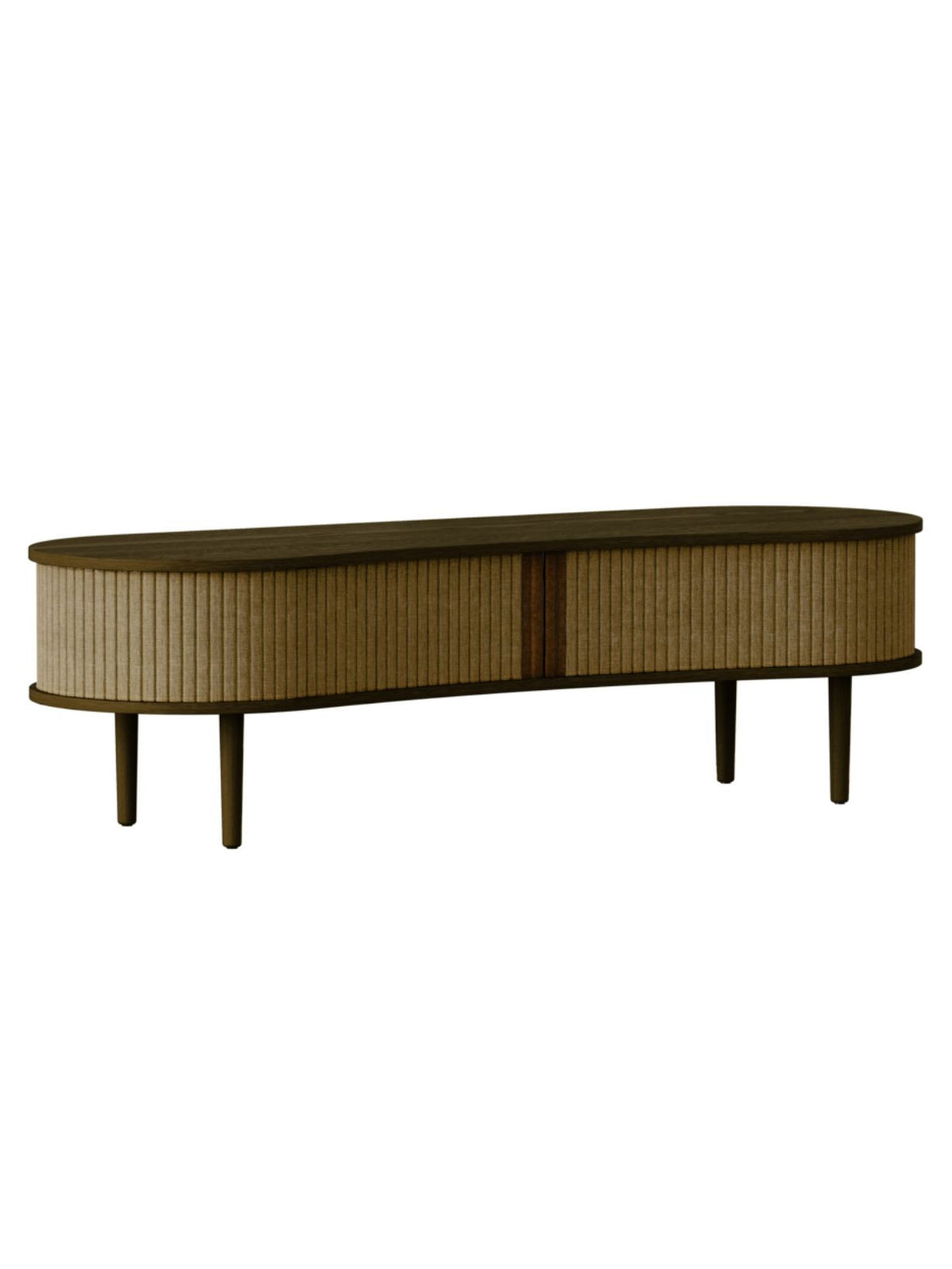 Banc TV en chêne foncé, Audacious