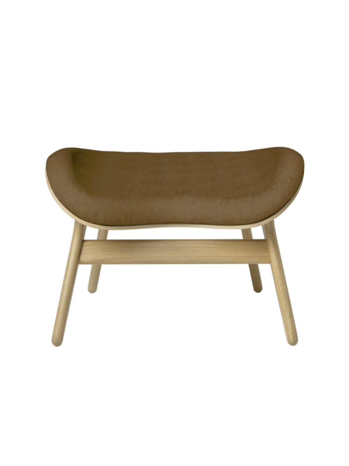 Repose-pieds en chêne clair, A Conversation Piece Ottoman