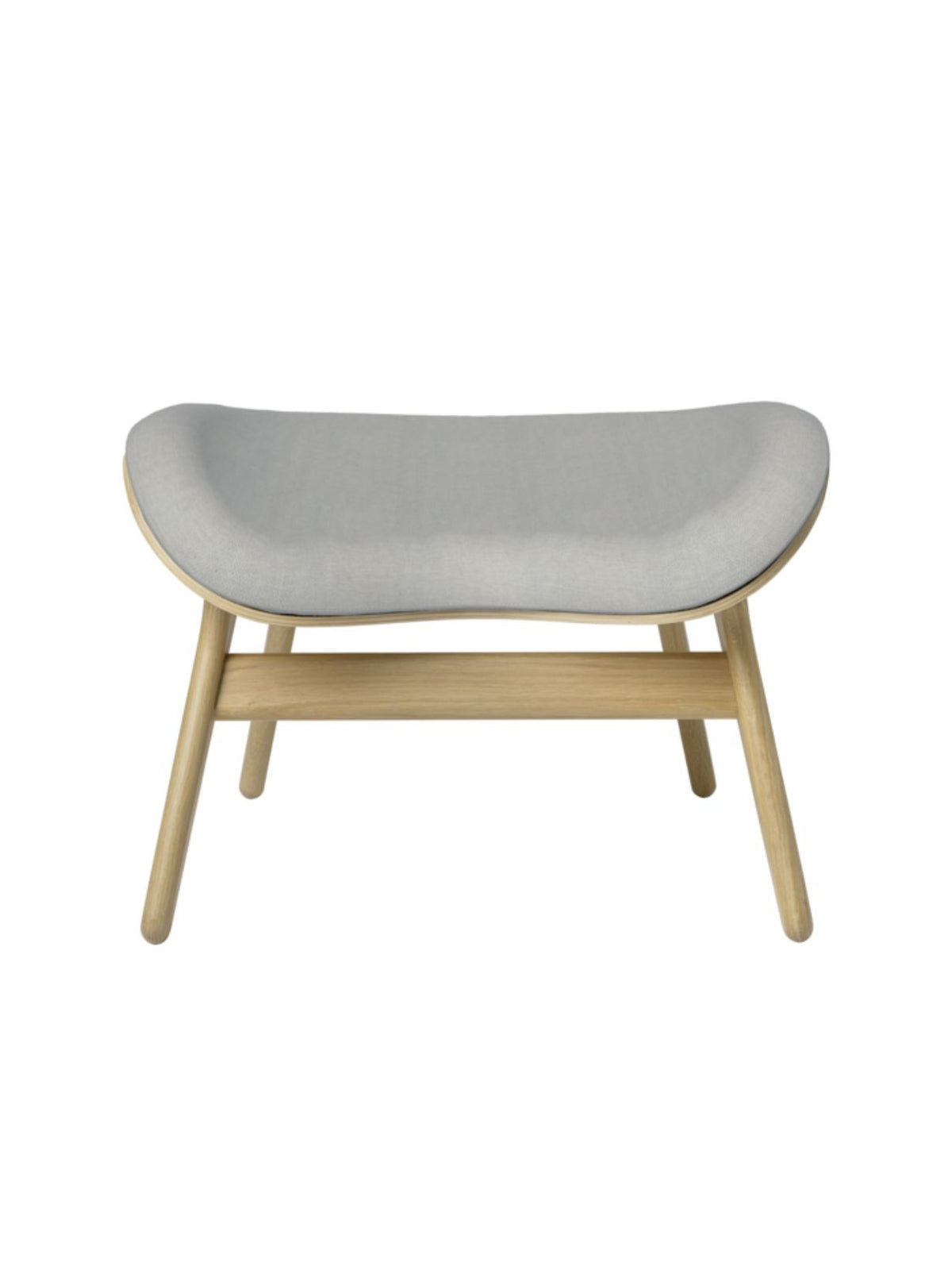 Repose-pieds en chêne clair, A Conversation Piece Ottoman