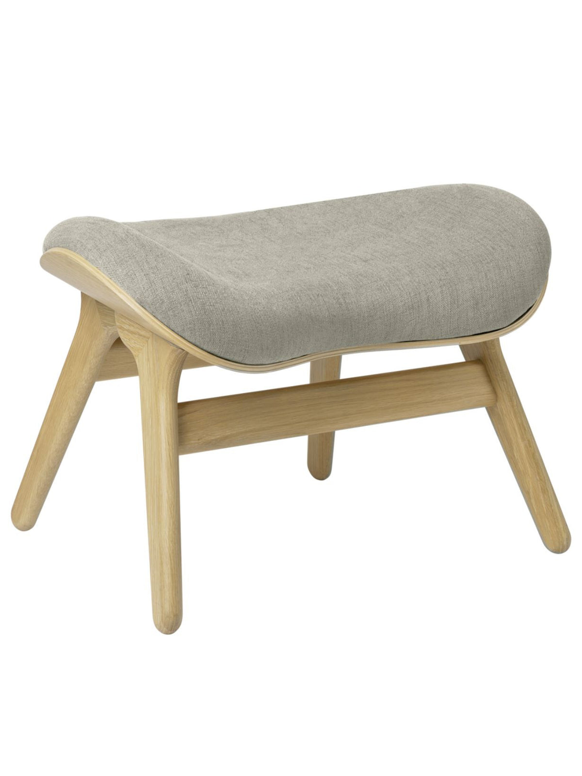 Repose-pieds en chêne clair, A Conversation Piece Ottoman
