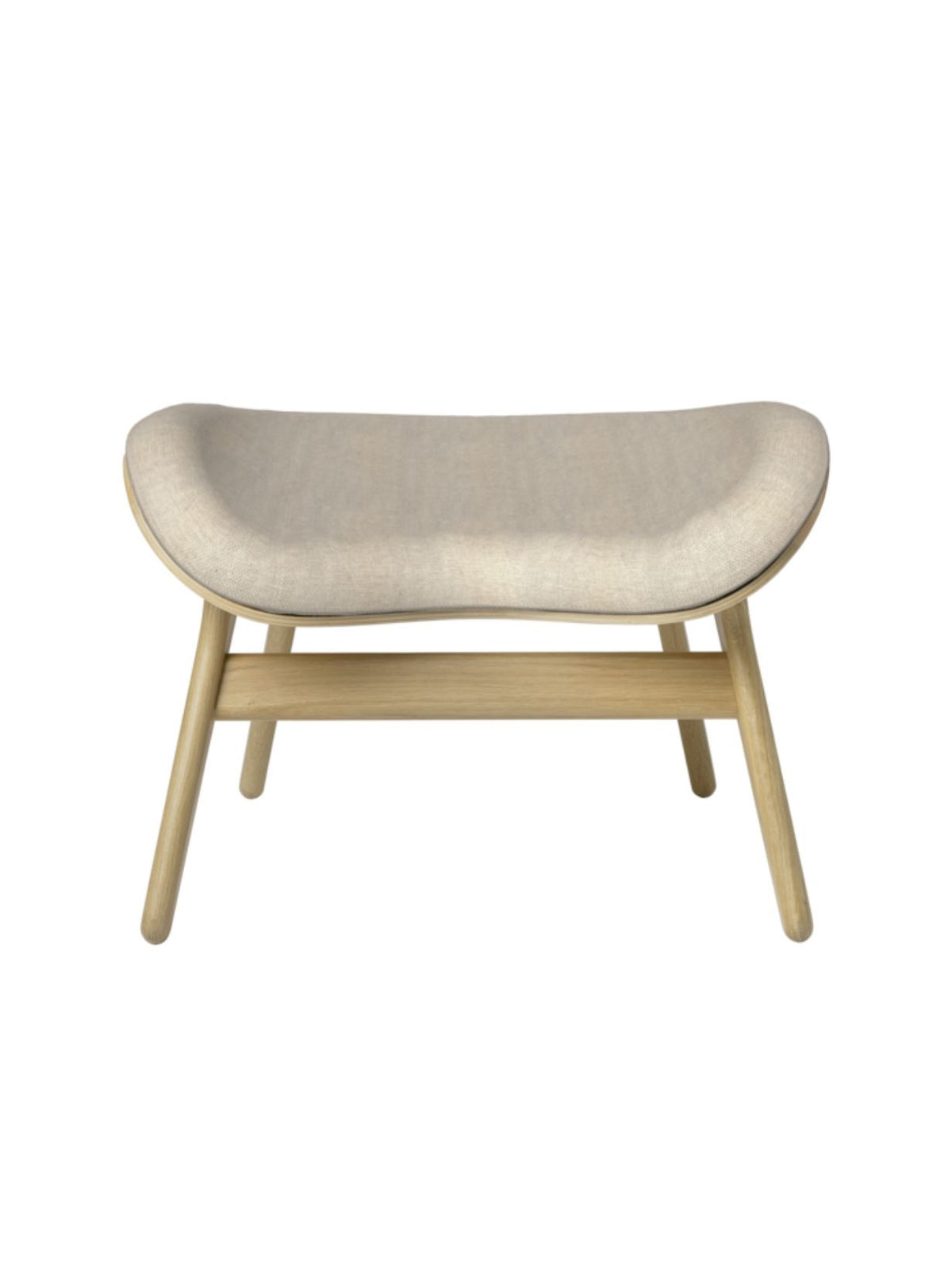 Repose-pieds en chêne clair, A Conversation Piece Ottoman