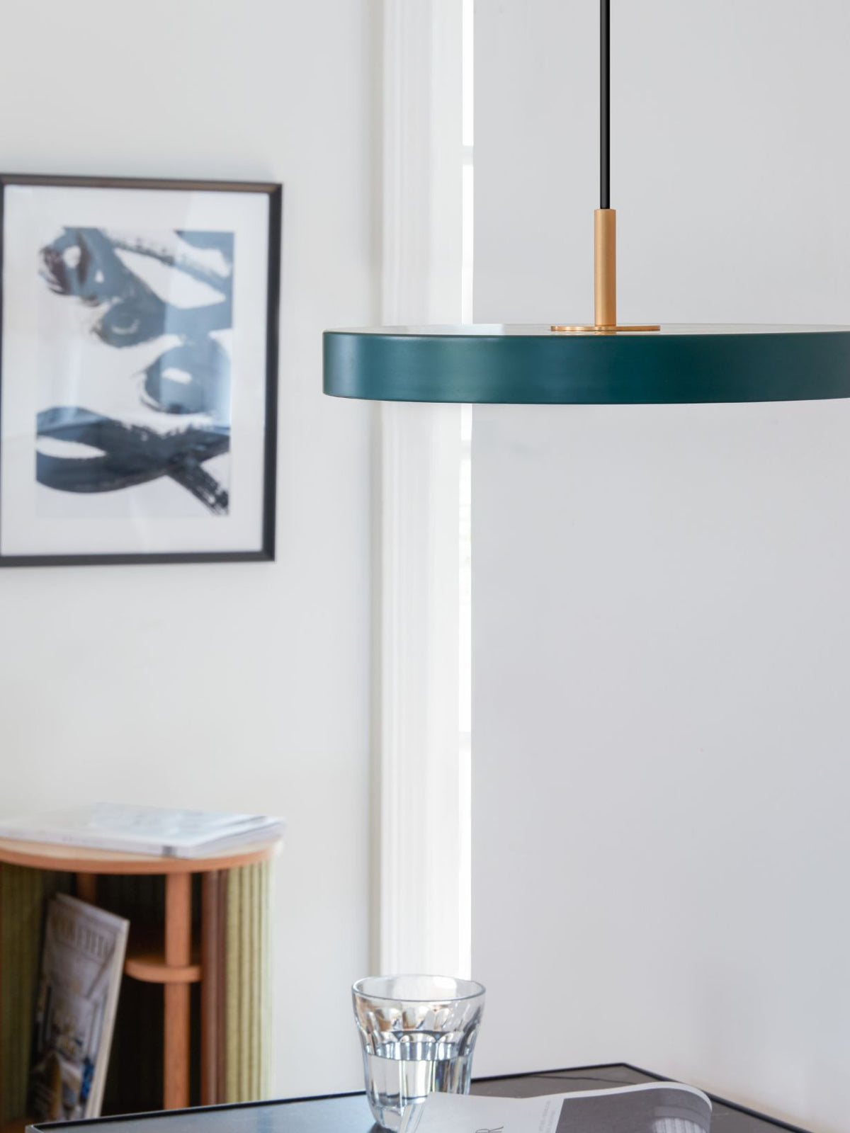 Suspension LED avec détail en laiton, Asteria Mini