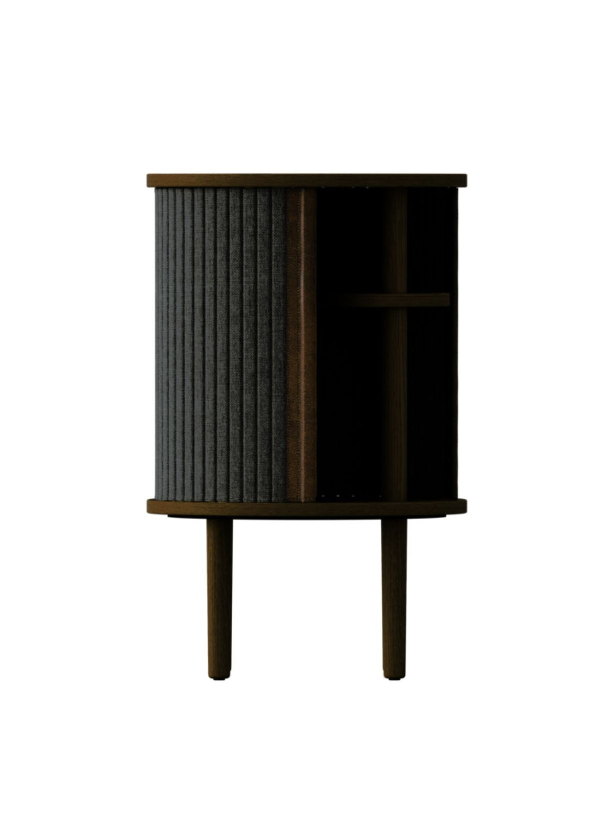 Table de nuit en chêne foncé, Audacious