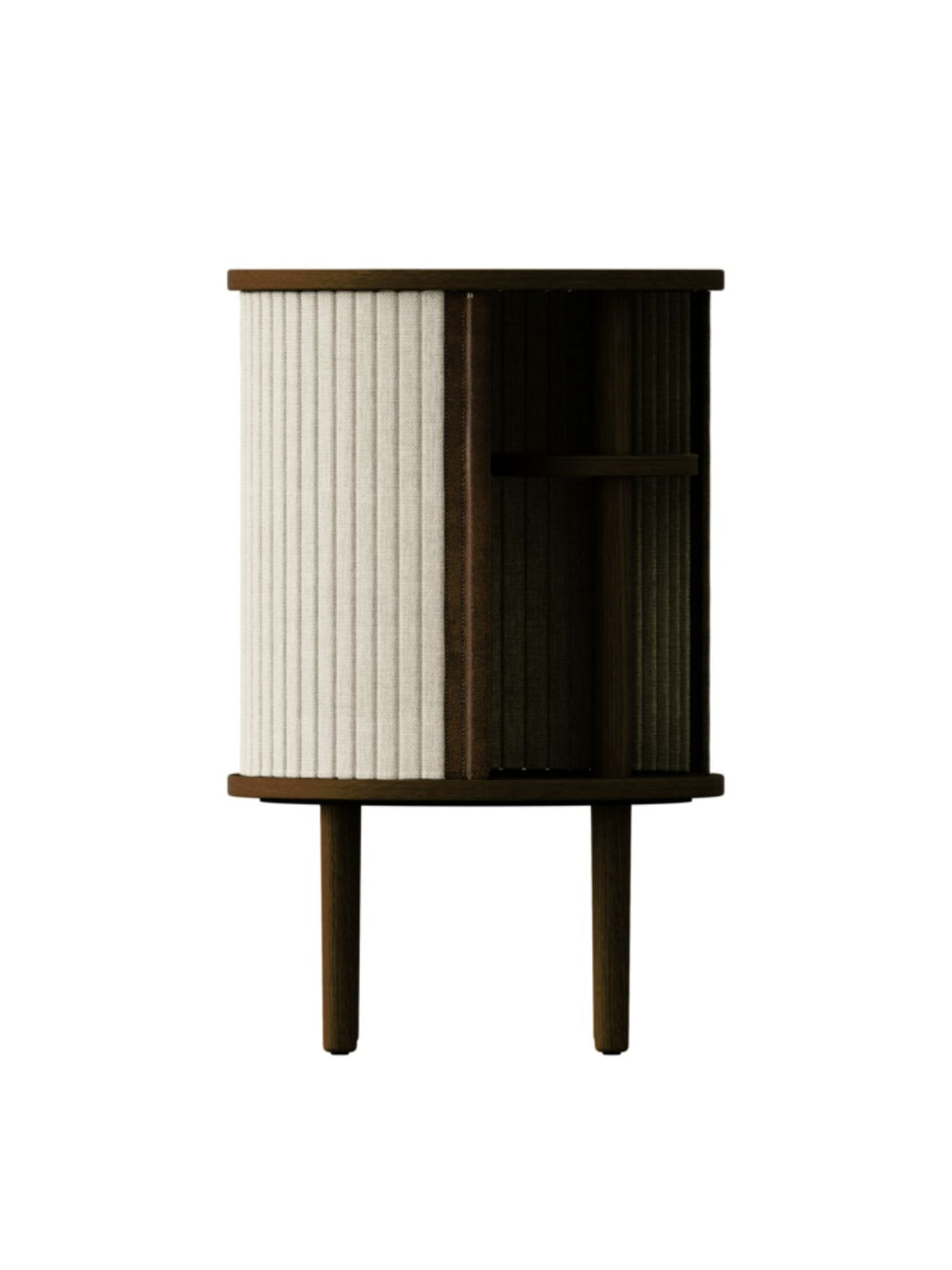 Table de nuit en chêne foncé, Audacious