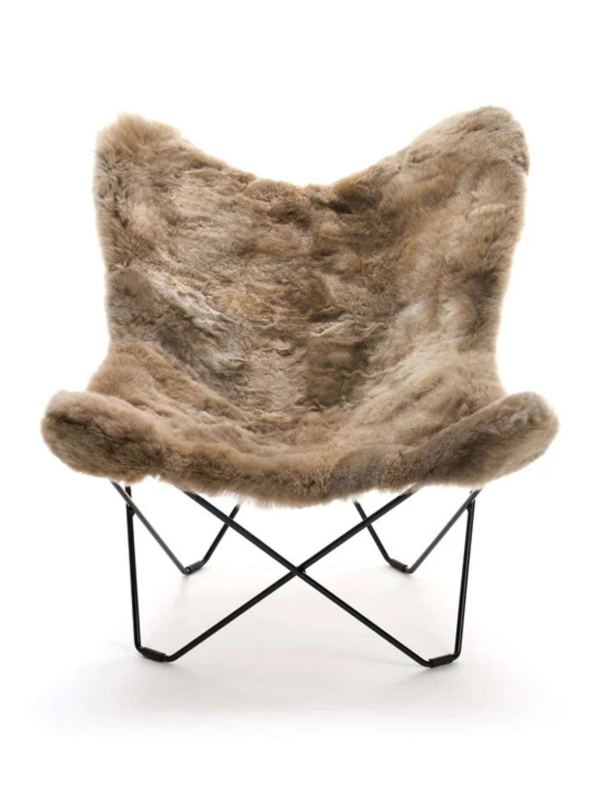 Fauteuil Papillon en Alpaga, Mariposa,
