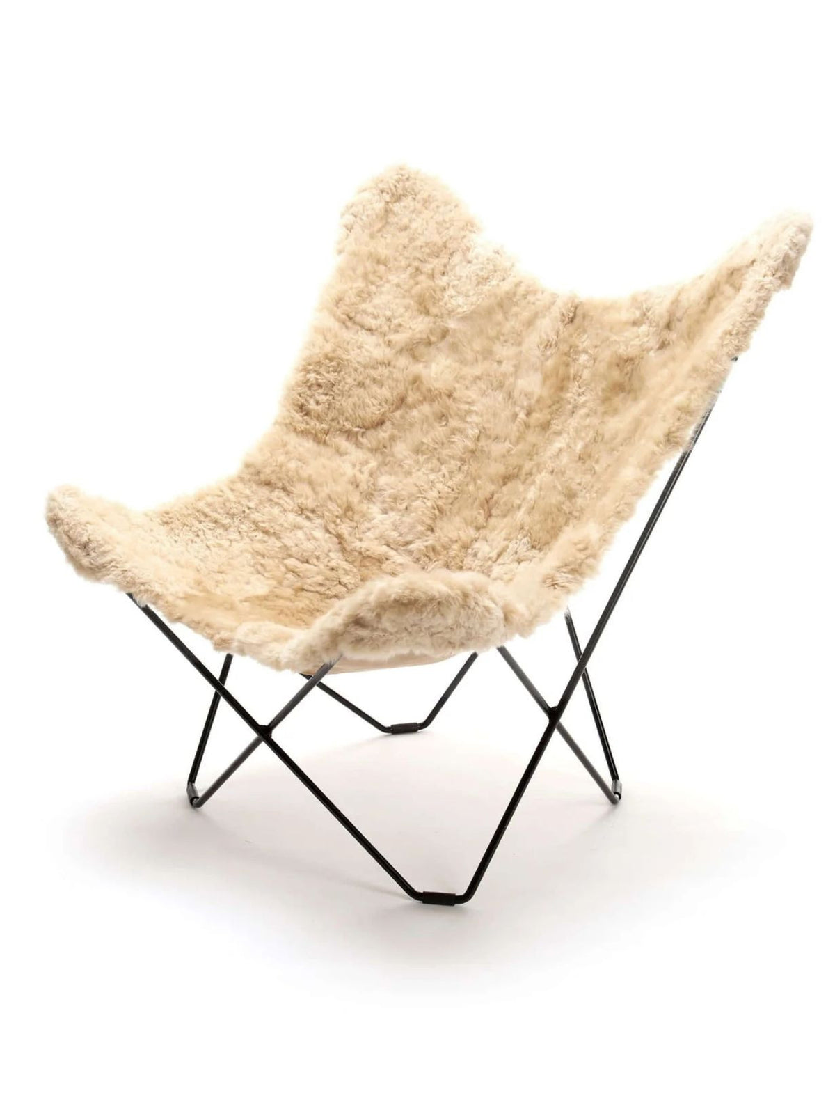 Fauteuil Papillon en Alpaga, Mariposa,