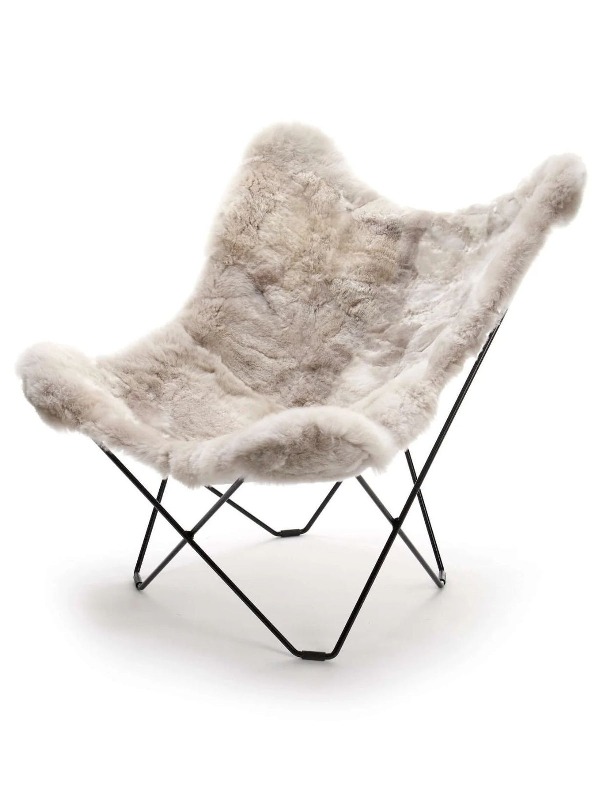 Fauteuil Papillon en Alpaga, Mariposa,