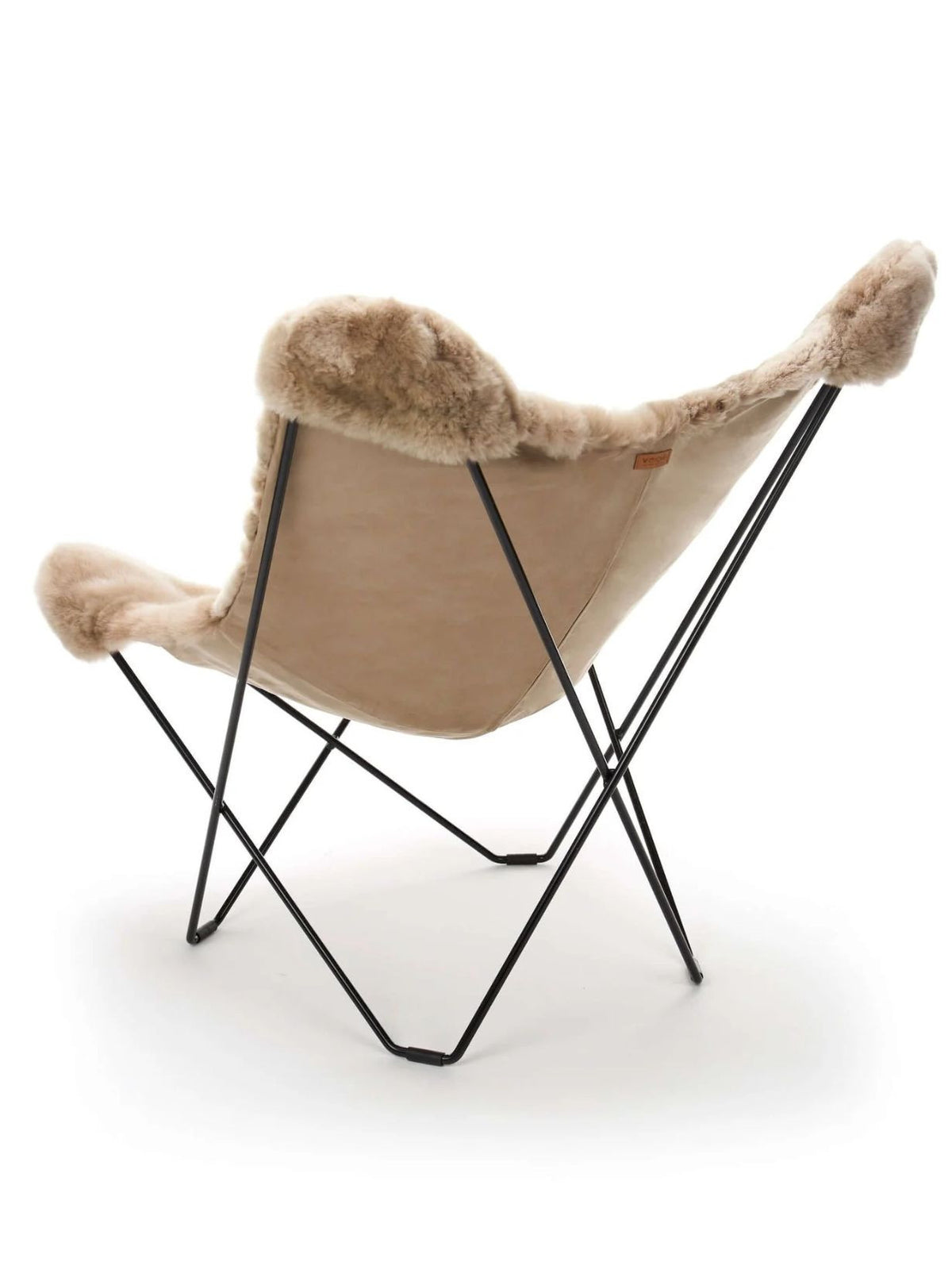 Fauteuil Papillon en Alpaga, Mariposa,