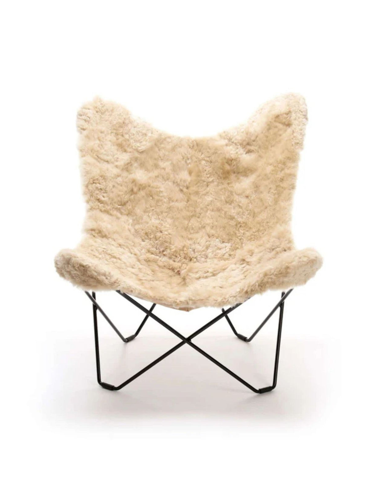 Fauteuil Papillon en Alpaga, Mariposa,