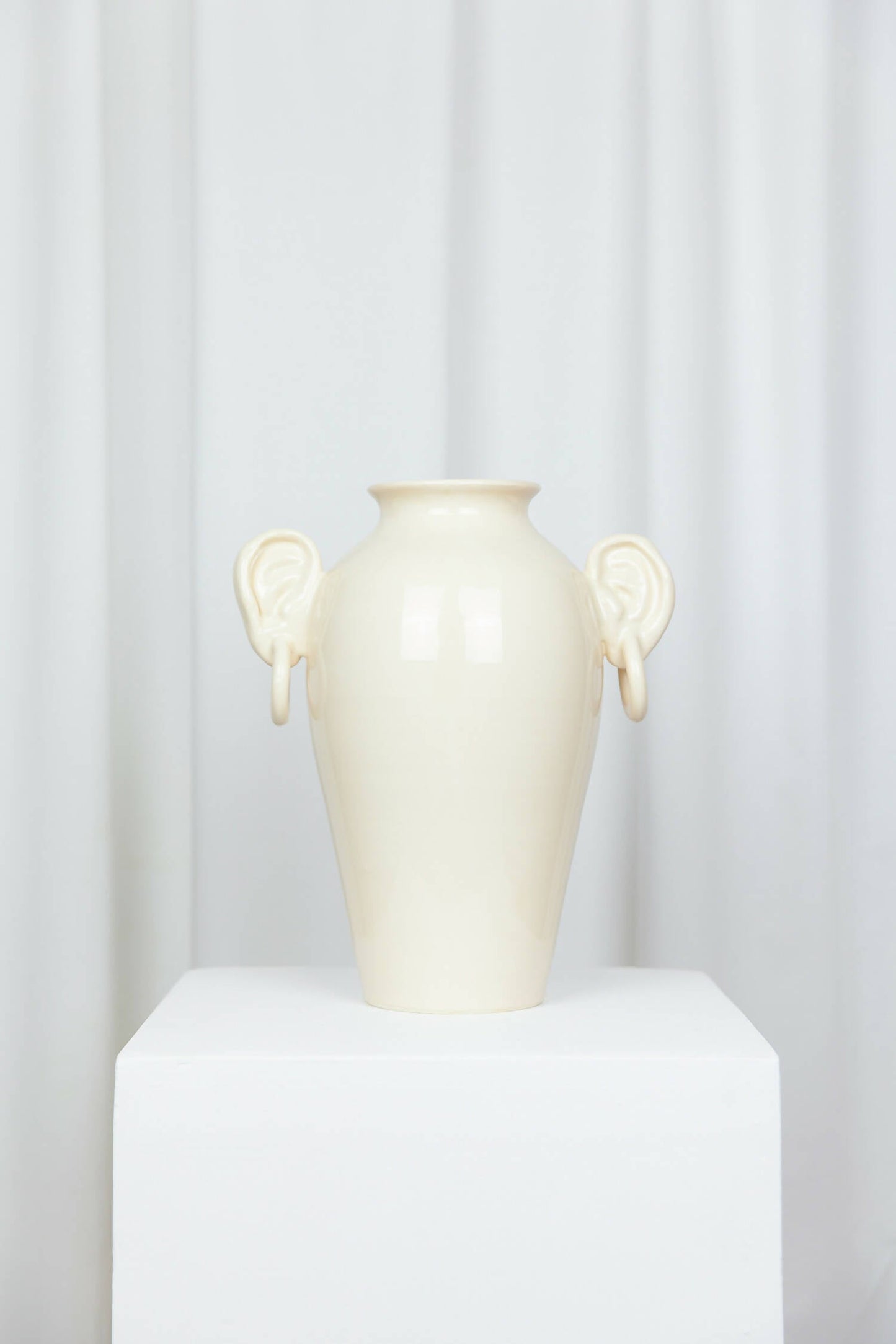 Vase en faÏence "Ears Vase" - Beige