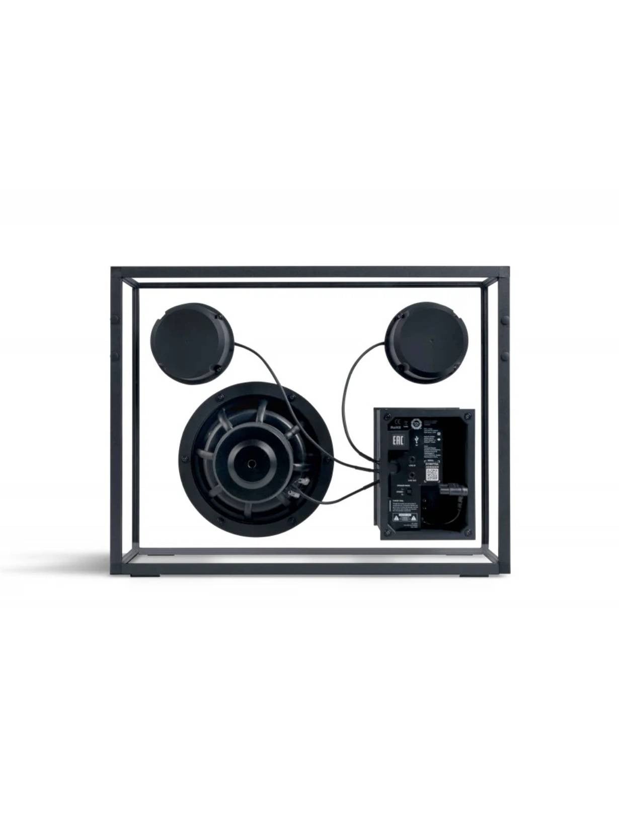 Enceinte Bluetooth en verre trempé, Transparent Speaker