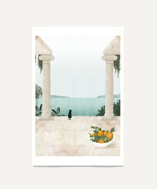 Illustration - Vue de Naxos