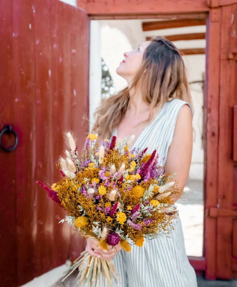 Bouquet de fleurs séchées "Cala Ferriol"