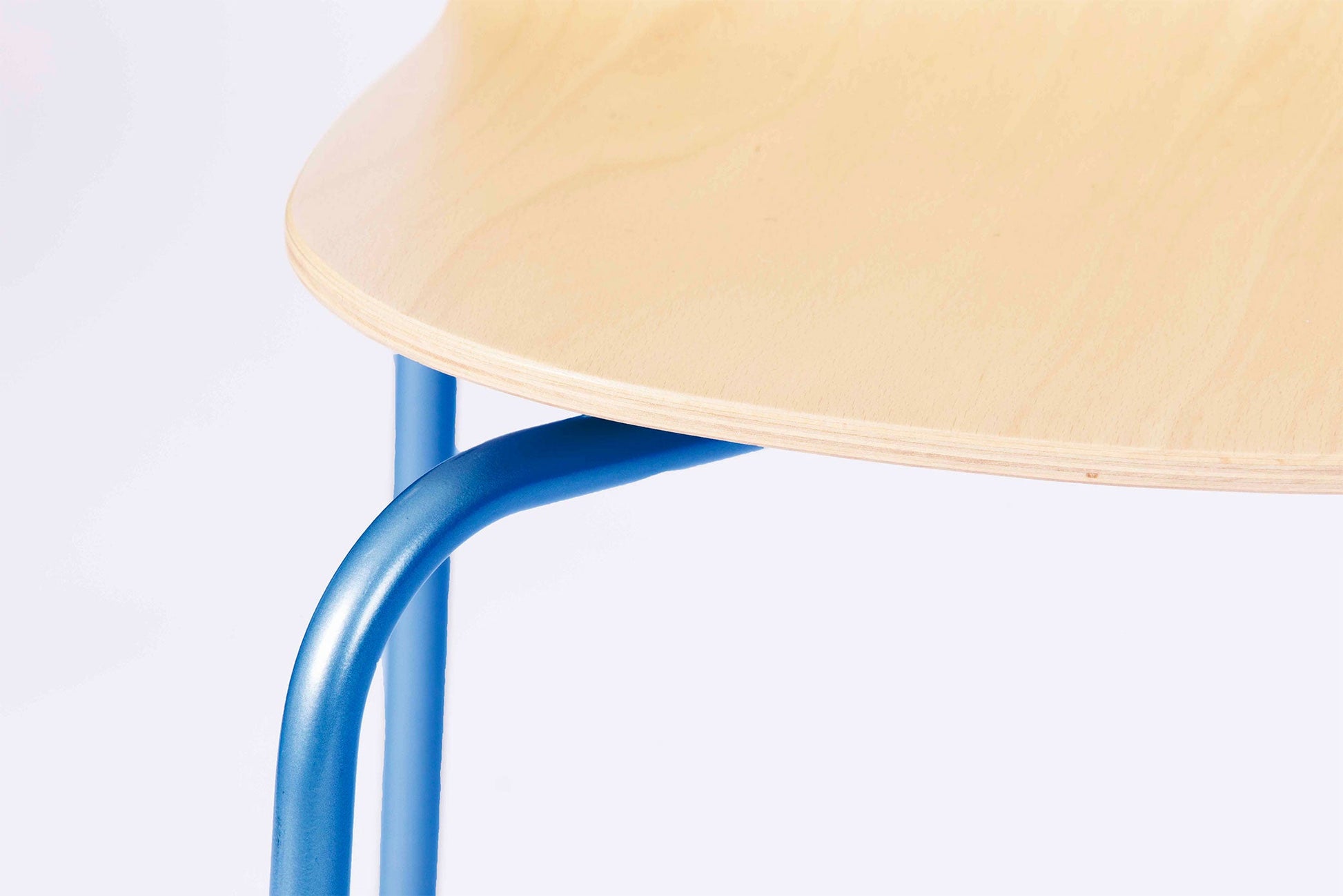chaise bois et métal design originale la chaise française