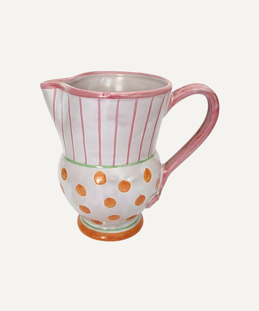 La Coccinelle Vase With Orange Spots