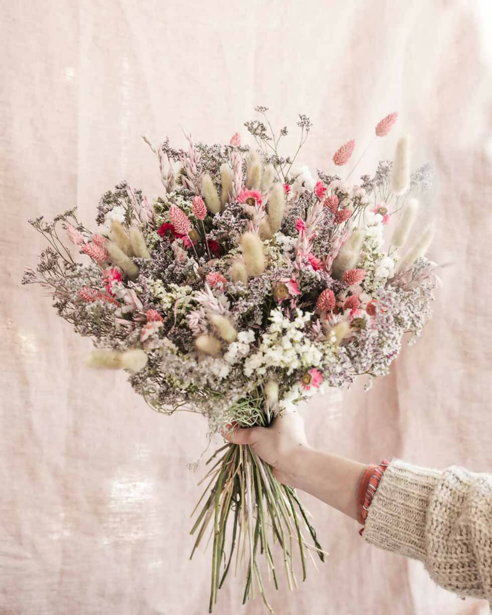 Bouquet de fleurs séchées "Amor de mis amores"